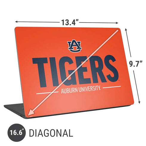 Auburn University Tigers Athletics Universal Laptop 16.6in (13.4 x 9.7in) Skin